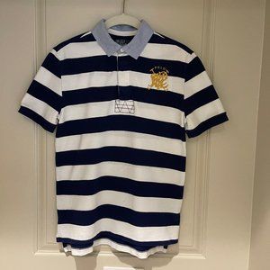 Striped Cotton Jersey Polo